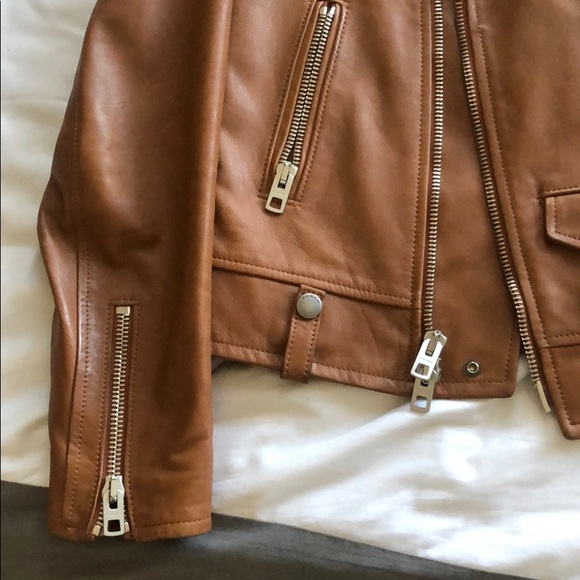 Coach leather jacket, size 4 - Picture 2 of 6